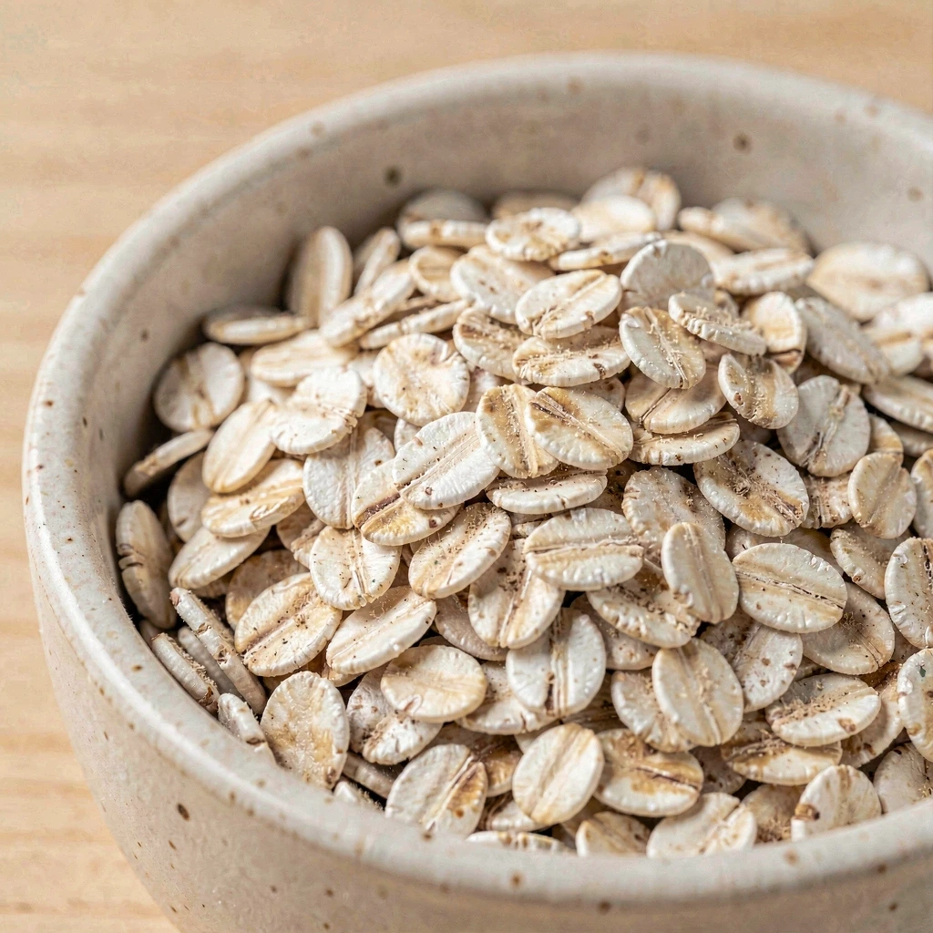 Organic oats photography